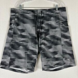 ZeroXposur men’s swim trunks Gray Camo Size L
